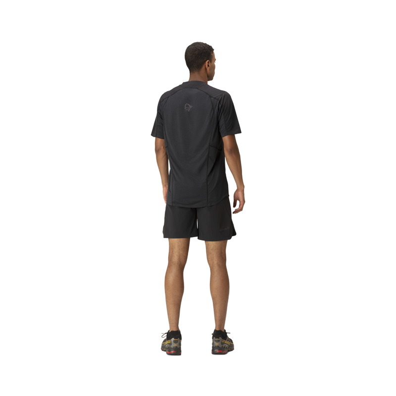 Norrona Men's Senja Equaliser Lightweight T-Shirt Baselayer Caviar-3