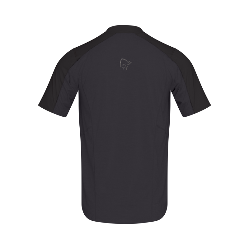 Norrona Men's Senja Equaliser Lightweight T-Shirt Baselayer Caviar-1
