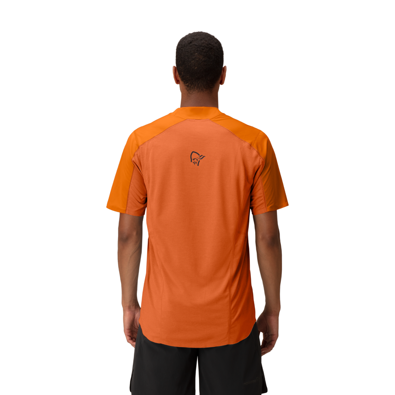 Norrona Men's Senja Equaliser Lightweight T-Shirt Exuberance-3