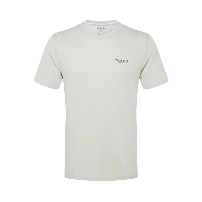 Rab Men's Crimp Logo Tee Light Zinc