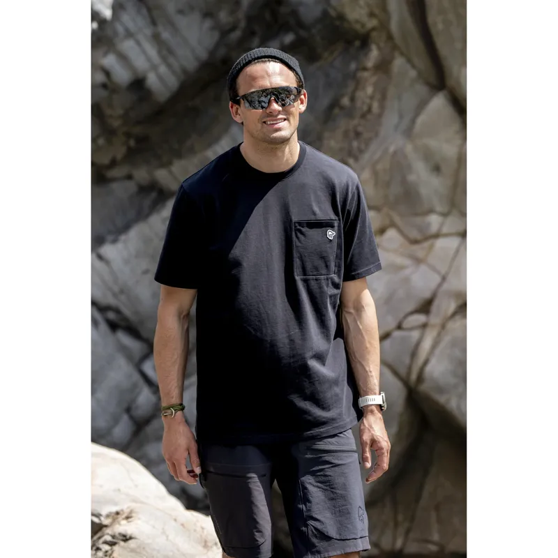Norrona Men's 29 Cotton Pocket T-Shirt Indigo-5