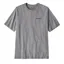 Patagonia Mens P-6 Logo Responsibili-Tee Gravel Heather