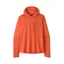 Patagonia Mens Capilene Cool Sun Hoodie Coal Orange X-Dye