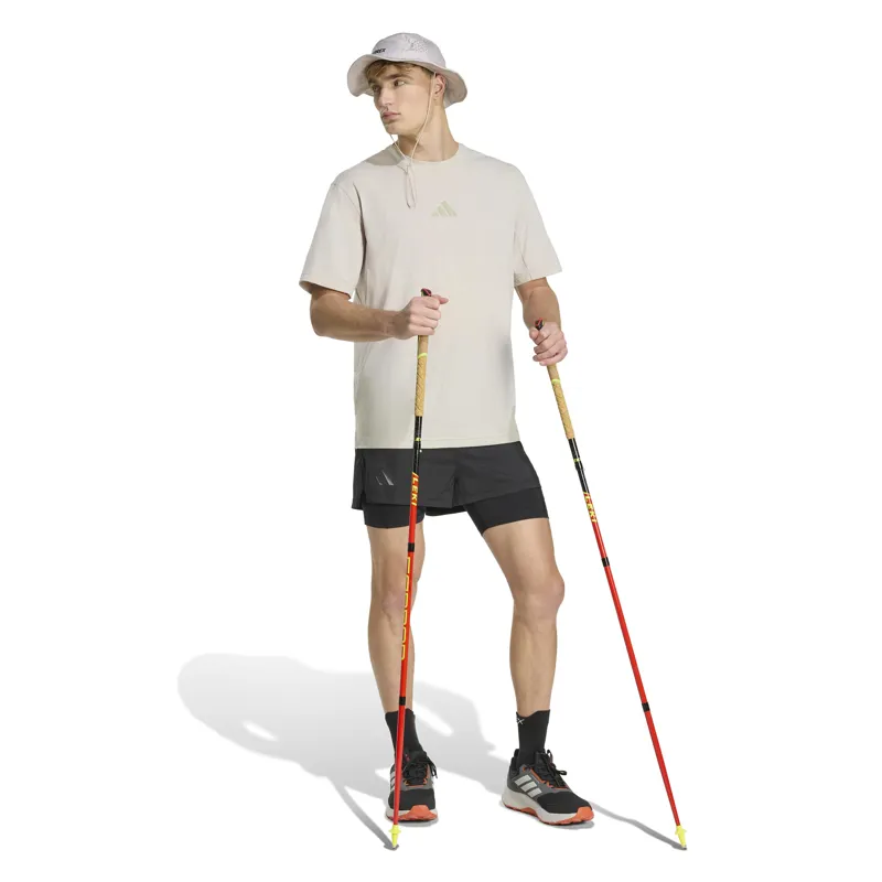 Adidas Men's Xploric Trail Tee Aluminium-3