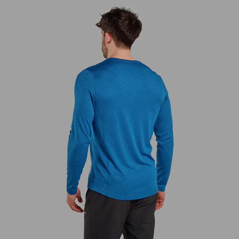 Montane Men's Dart Long Sleeve T-Shirt Neptune Blue-2