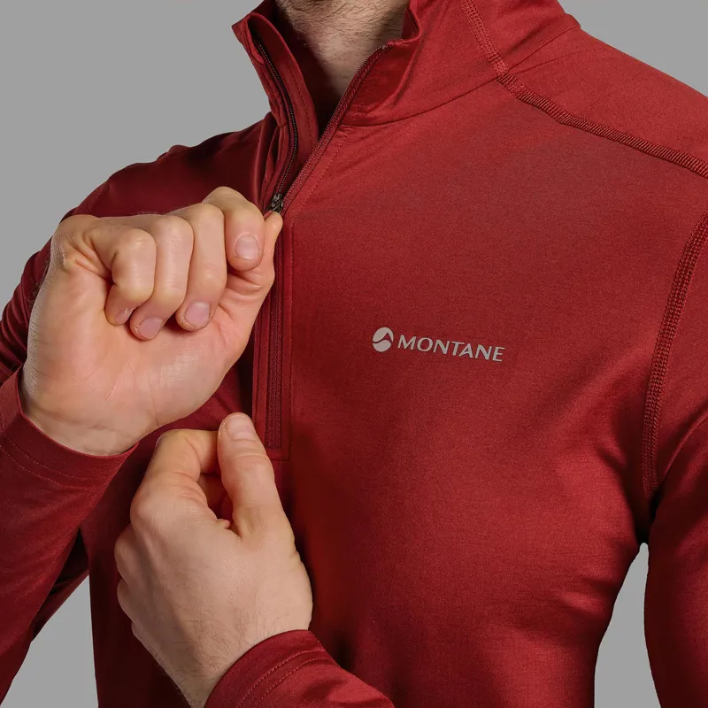 Montane Men's Dart XT Zip Neck Dark Maple-4