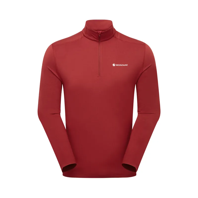 Montane Men's Dart XT Zip Neck Dark Maple
