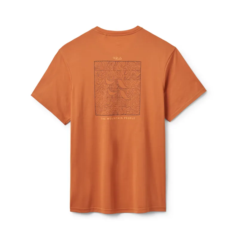 Rab Men's Crimp Elevation Tee Dark Melba-1