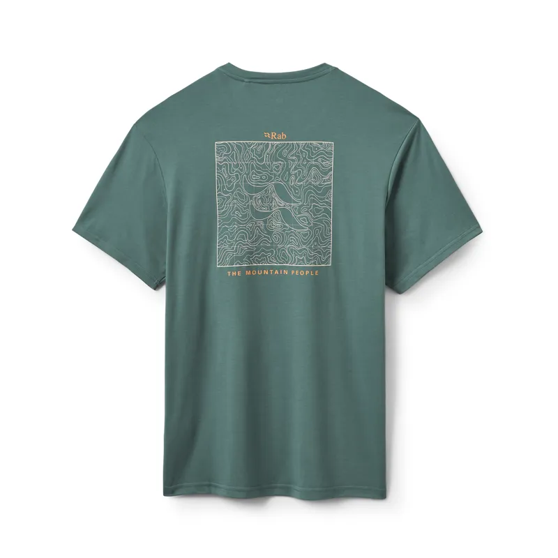 Rab Men's Crimp Elevation Tee Sage-1