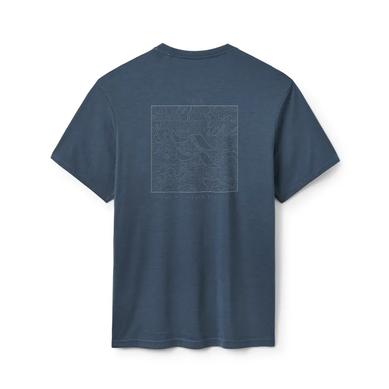 Rab Men's Crimp Elevation Tee Tempest Blue-1