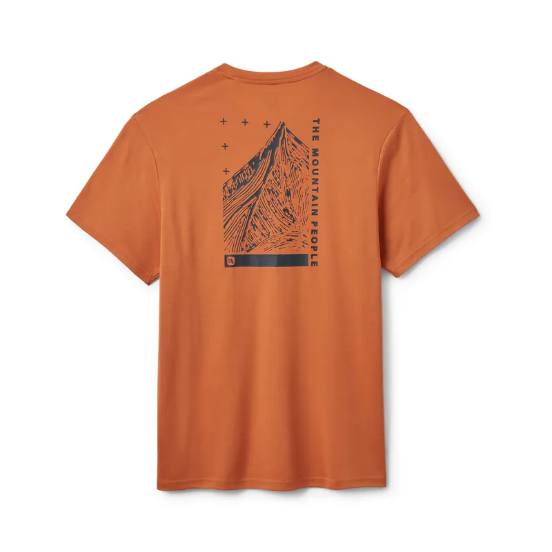 Rab Men's Crimp Esker Tee Dark Melba-1