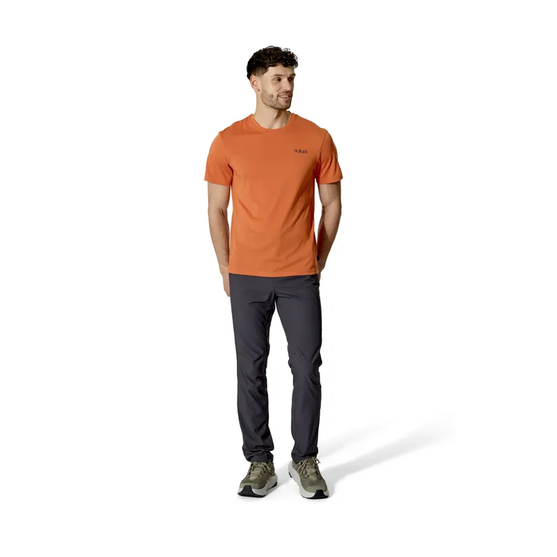 Rab Men's Crimp Esker Tee Dark Melba-4