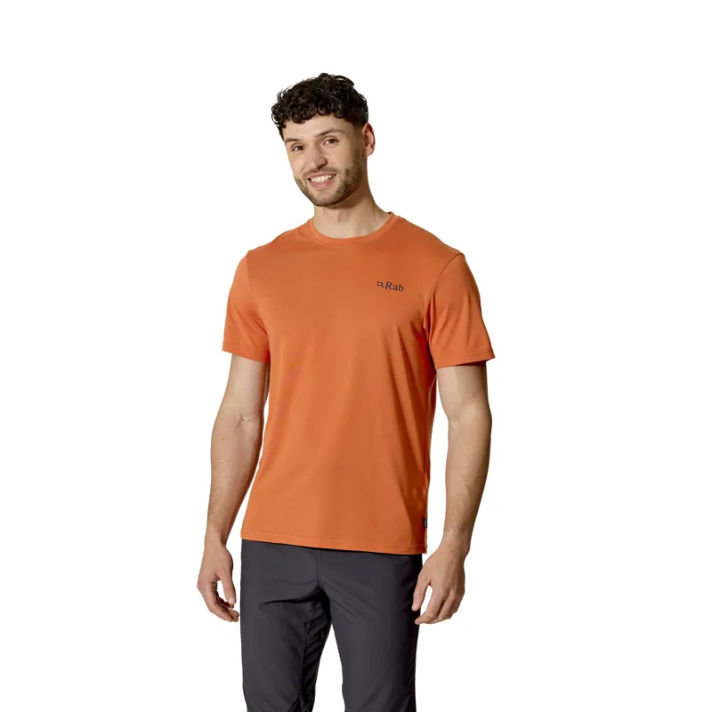 Rab Men's Crimp Esker Tee Dark Melba-2