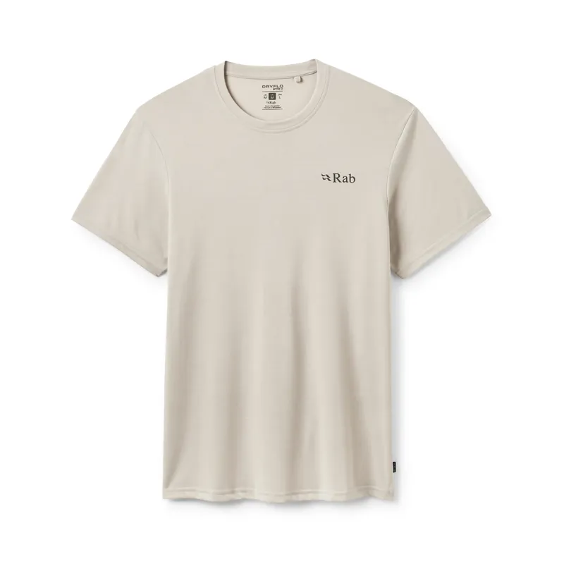 Rab Men's Crimp Esker Tee Pebble
