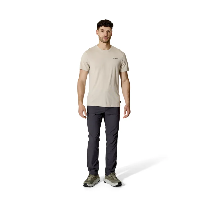 Rab Men's Crimp Esker Tee Pebble-4