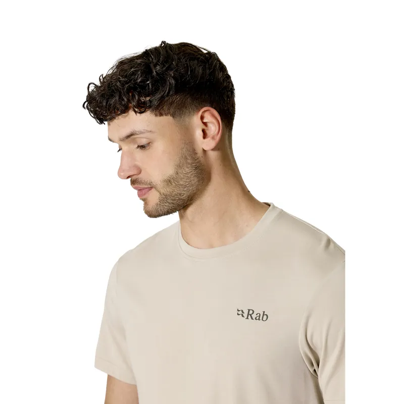 Rab Men's Crimp Esker Tee Pebble-6