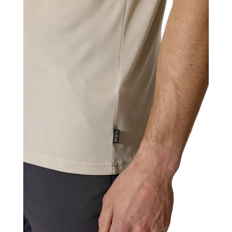 Rab Men's Crimp Esker Tee Pebble-7