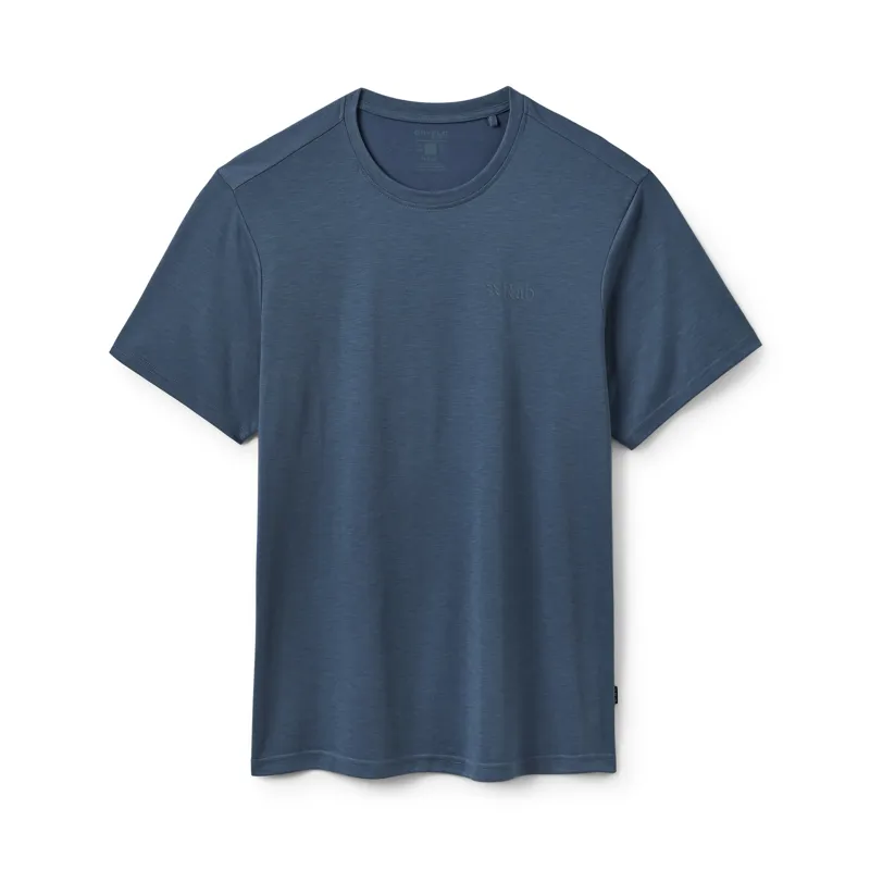 Rab Men's Crimp Logo Tee Tempest Blue