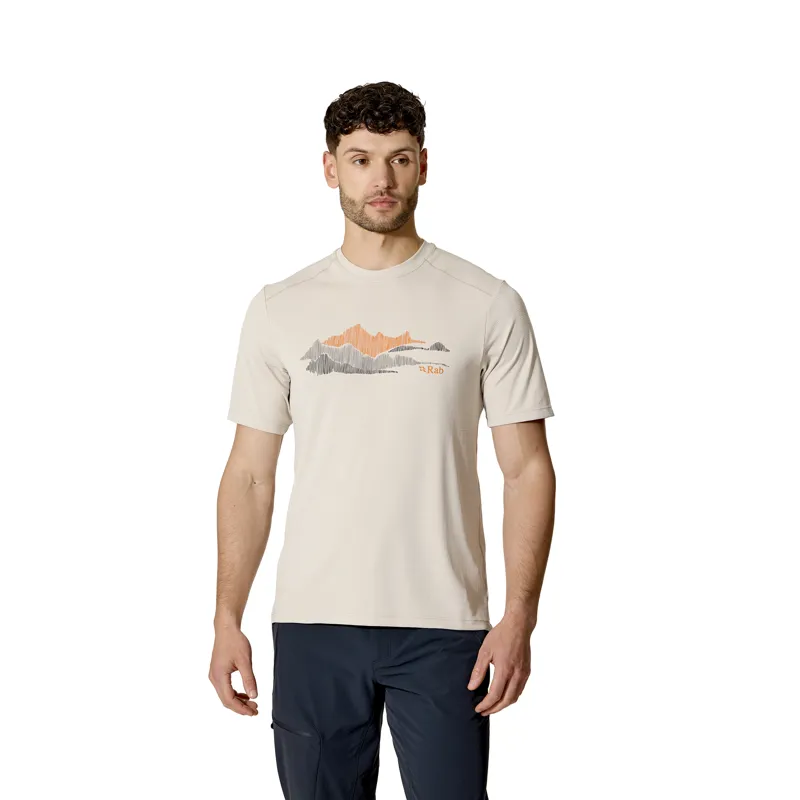 Rab Men's Force Aspect Tee Pebble-2