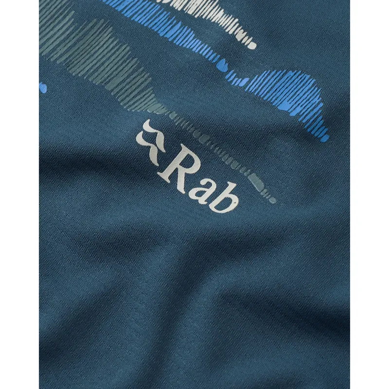 Rab Men's Force Aspect Tee Tempest Blue-6