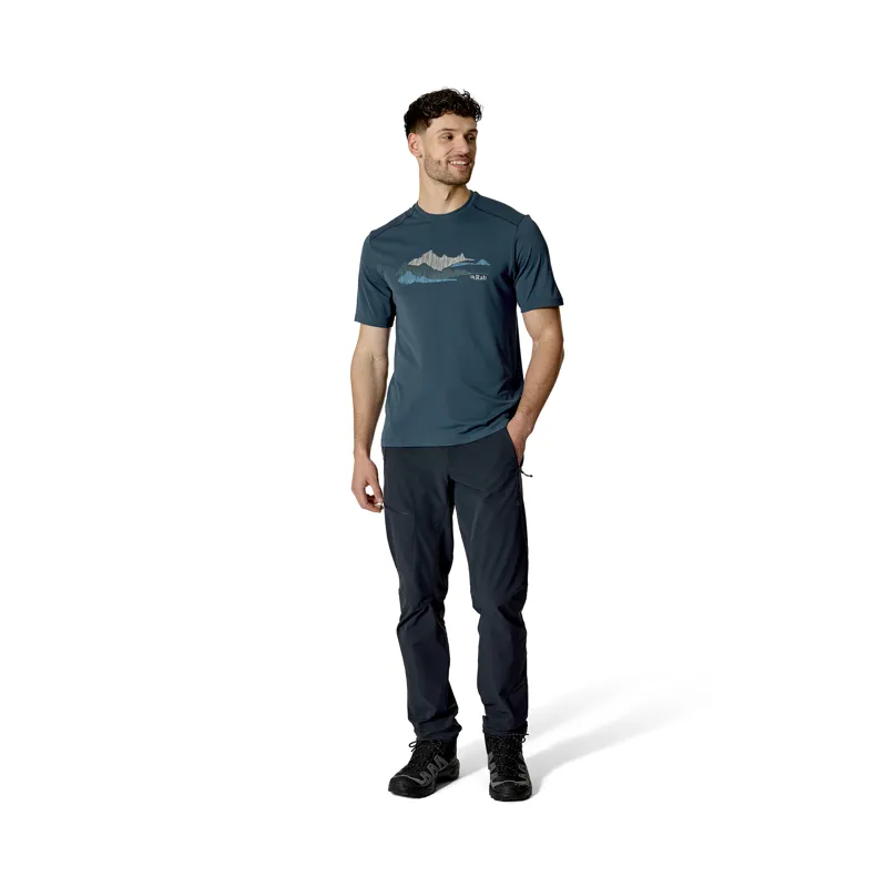 Rab Men's Force Aspect Tee Tempest Blue-4