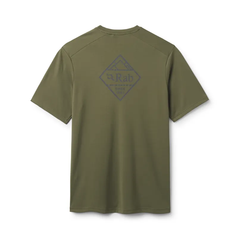 Rab Men's Force Stamp Tee Olive-1