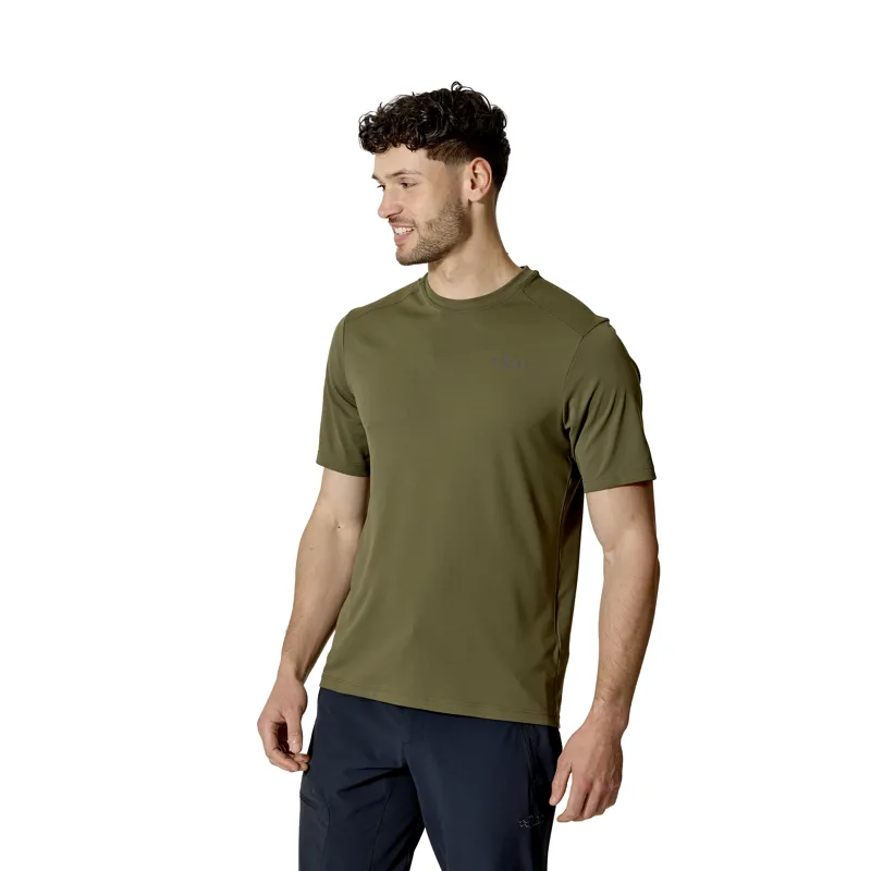 Rab Men's Force Stamp Tee Olive-2