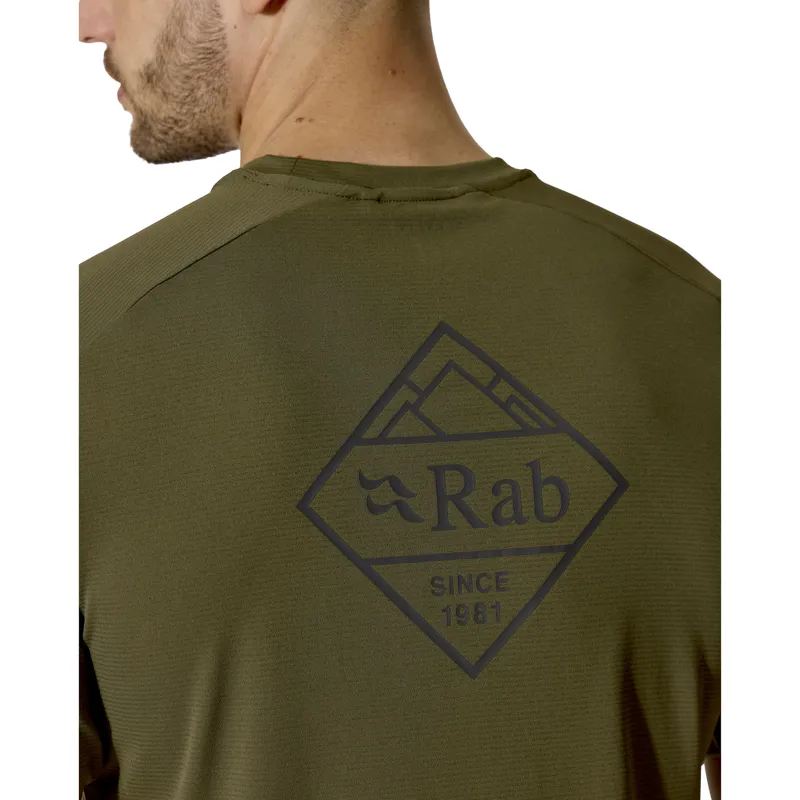 Rab Men's Force Stamp Tee Olive-6