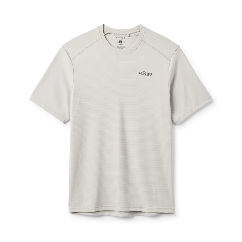Rab Men's Force Stamp Tee Pebble