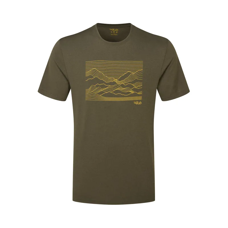 Rab Men's Mantle Outline Tee Army