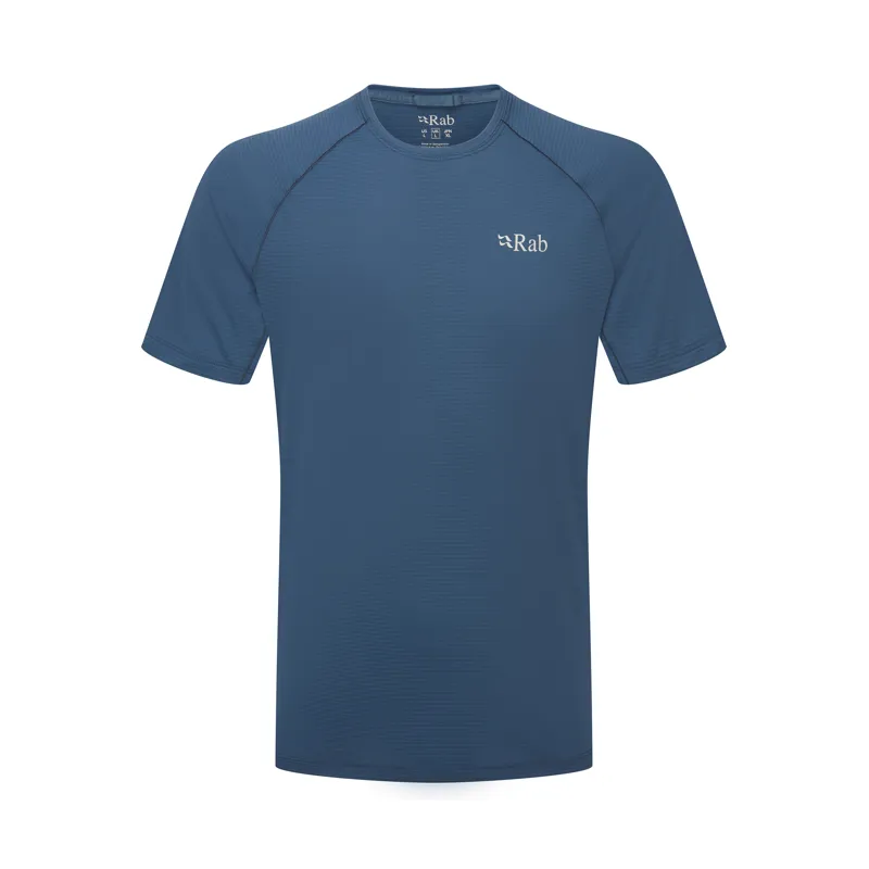 Rab Mens Sonic Tee Tempest Blue