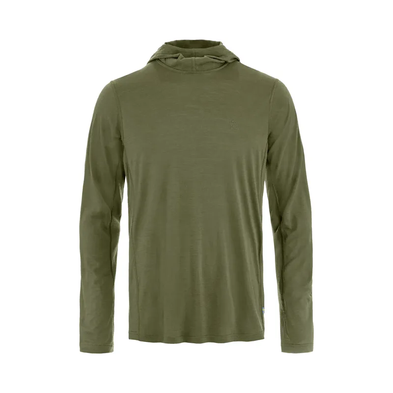 Fjallraven Men's Abisko Wool Hoodie Laurel Green