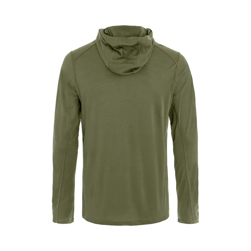 Fjallraven Men's Abisko Wool Hoodie Laurel Green-1