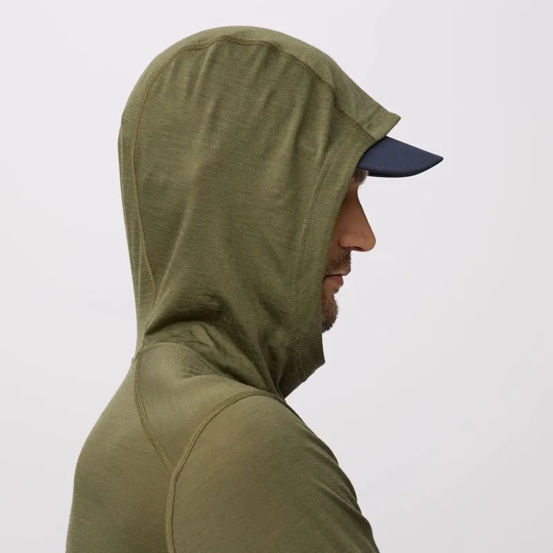 Fjallraven Men's Abisko Wool Hoodie Laurel Green-6