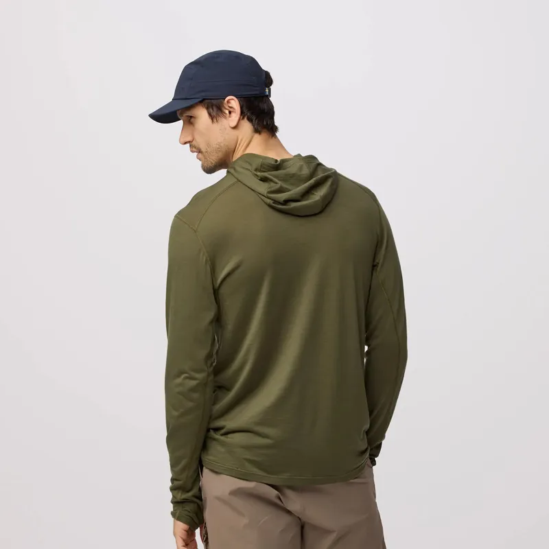 Fjallraven Men's Abisko Wool Hoodie Light Fossil-3