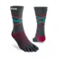 Injinji Men's Trail Midweight Crew Toe Socks Peak