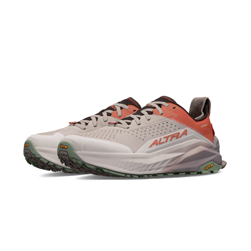 Altra Men's Olympus 6 Trail Shoes  Orange / Clay-9