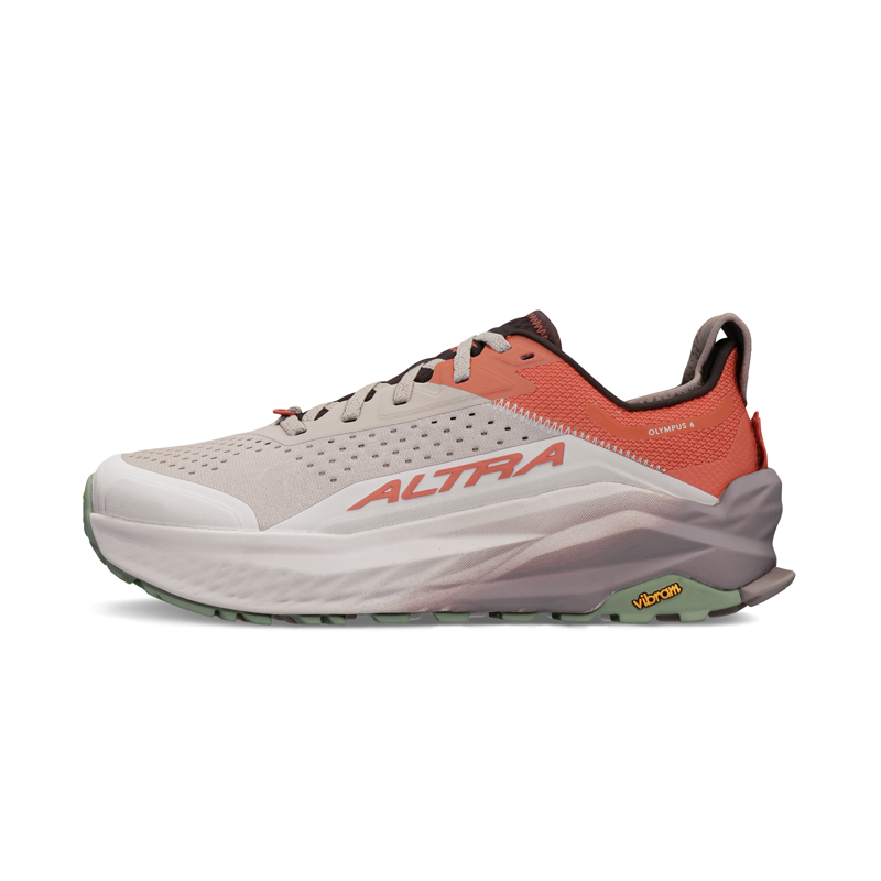 Altra Men's Olympus 6 Trail Shoes  Orange / Clay-7