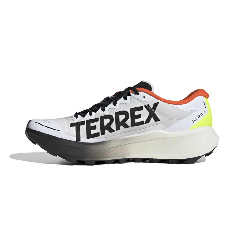 Adidas Men's Terrex Agravic 4 Trail Running Shoes White / Black