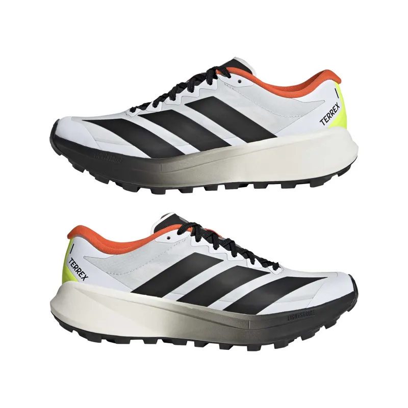 Adidas Men's Terrex Agravic 4 Trail Running Shoes White / Black-7