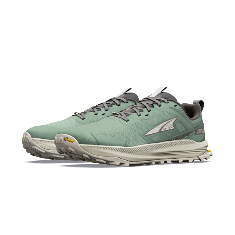 Altra Men's Lone Peak 9 Plus GTX Trail Running Shoes  Sea Spray / Island Fossil-2