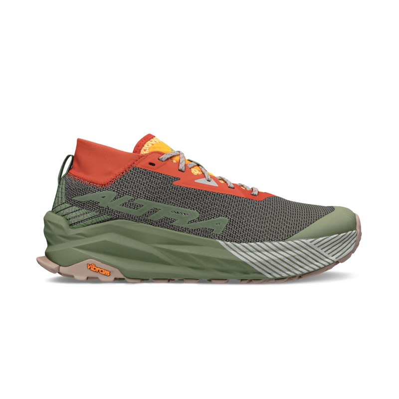 Altra Men's Olympus 275 Trail Running Shoes Gray Orange
