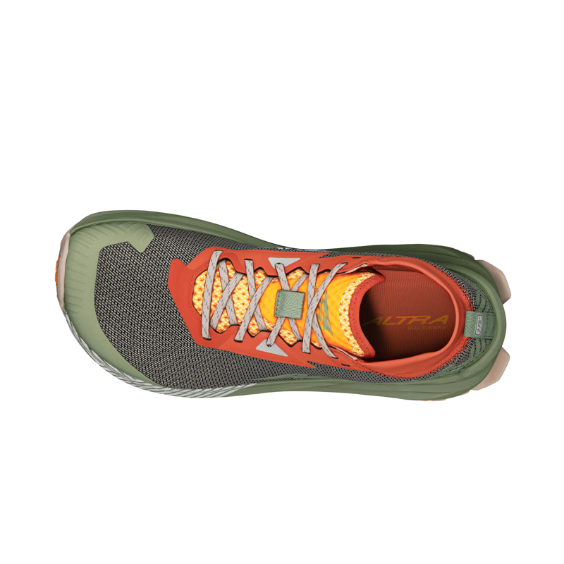 Altra Men's Olympus 275 Trail Running Shoes Gray Orange-3