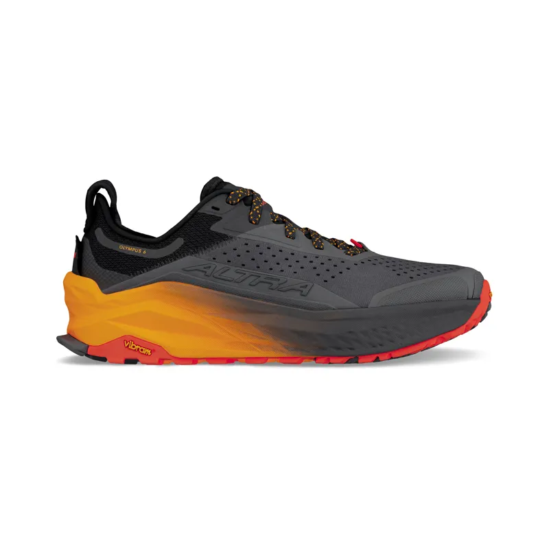 Altra Men's Olympus 6 Trail Running Shoes Black Orange