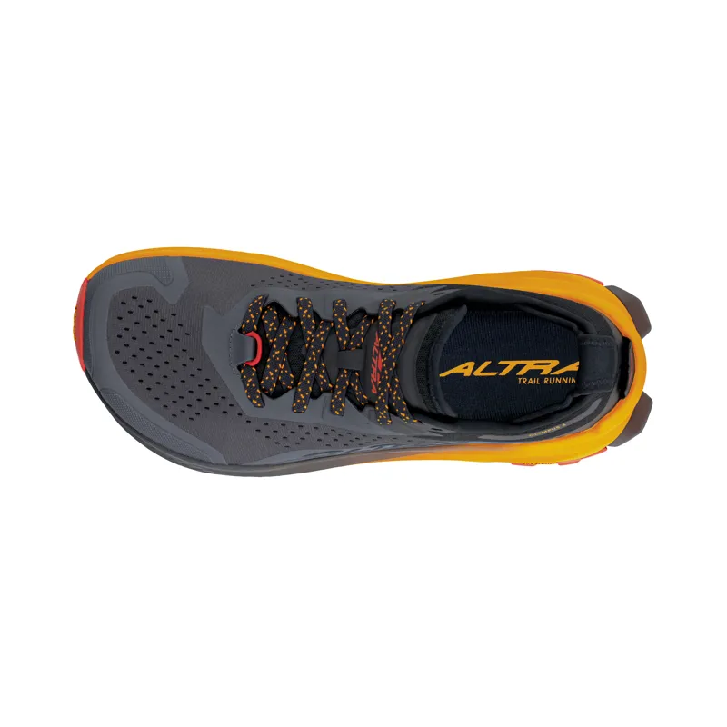 Altra Men's Olympus 6 Trail Running Shoes Black Orange-4