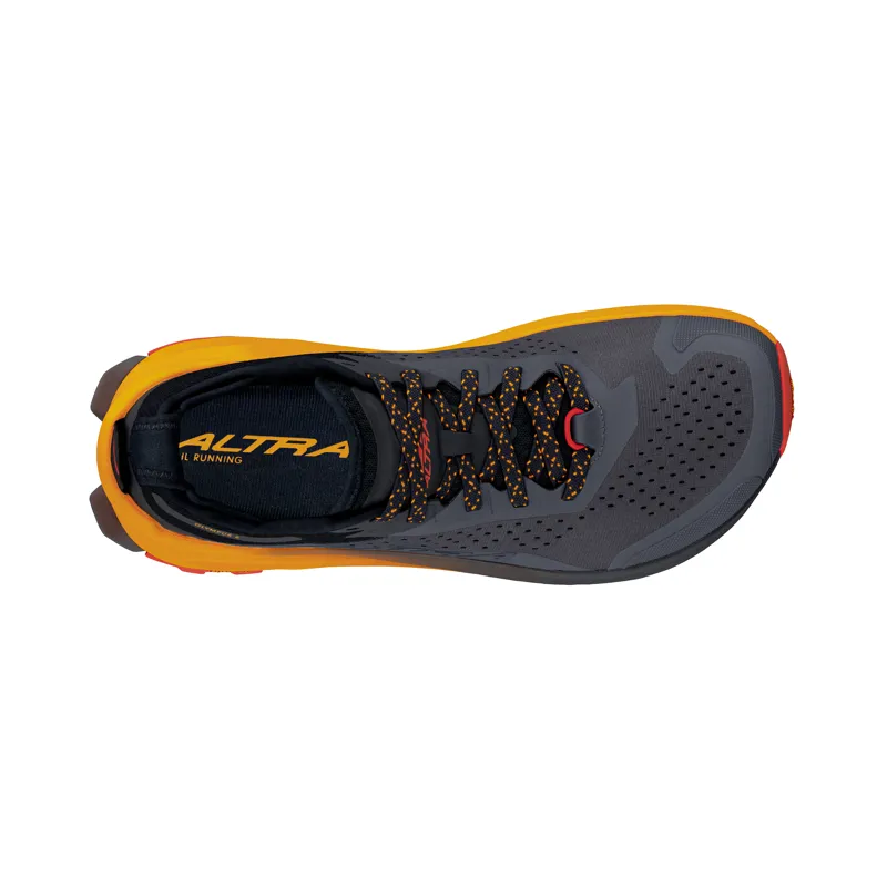 Altra Men's Olympus 6 Trail Running Shoes Black Orange-5