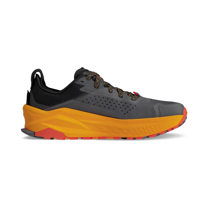 Altra Men's Olympus 6 Trail Running Shoes Black Orange-6