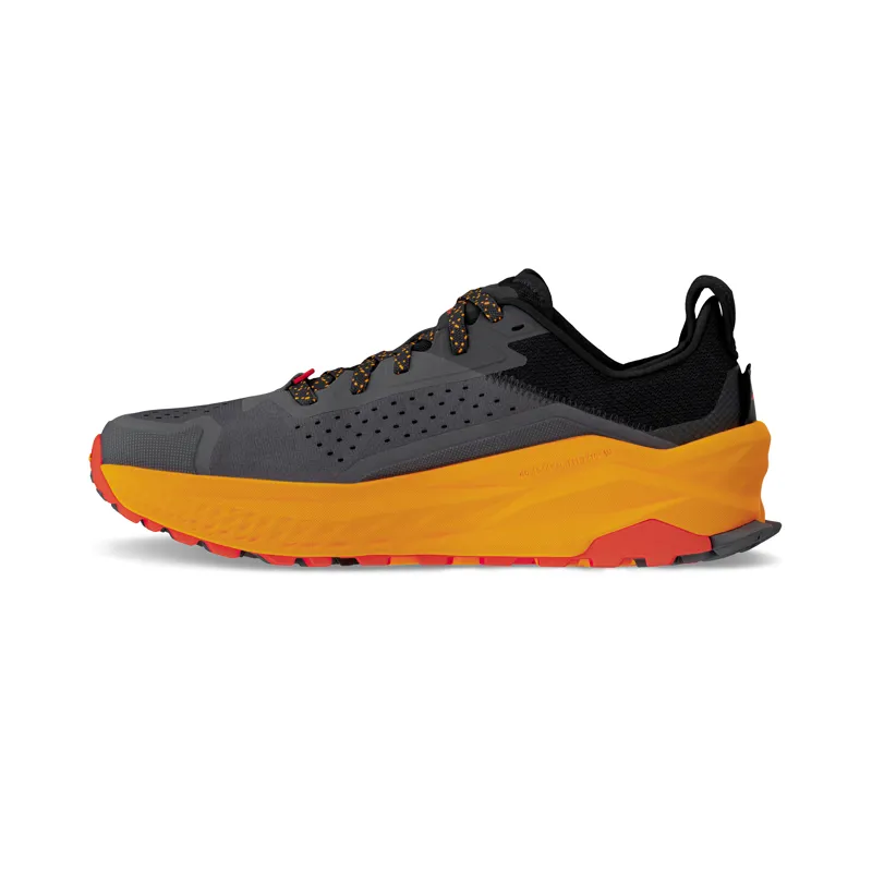 Altra Men's Olympus 6 Trail Running Shoes Black Orange-7