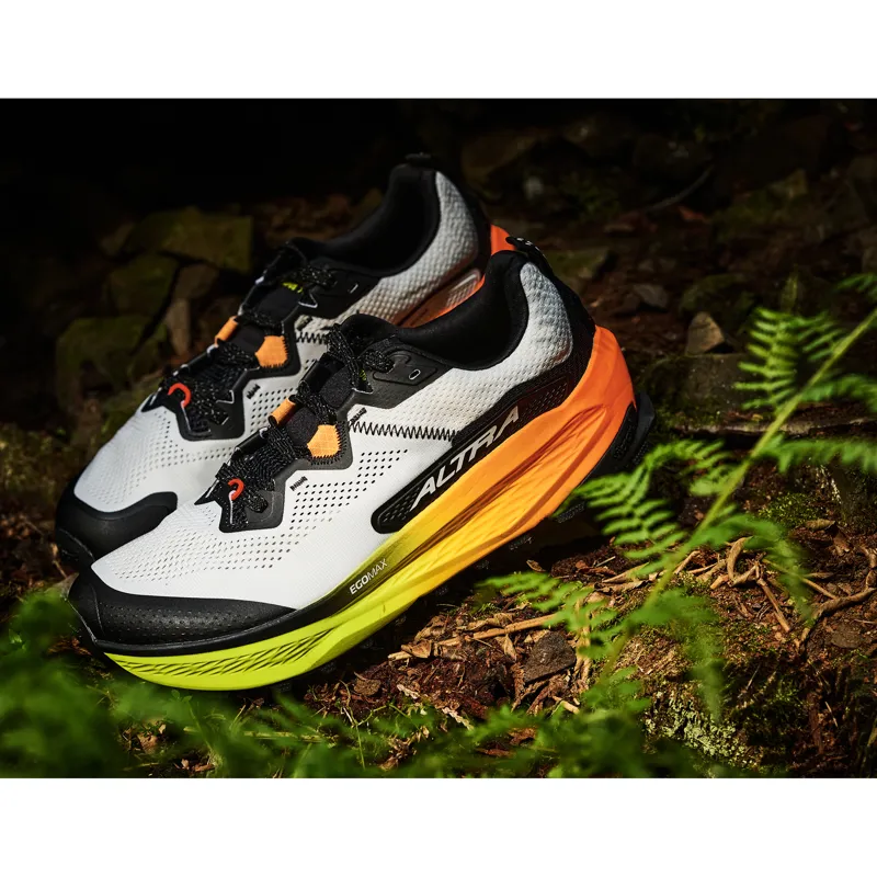 Altra Men's Olympus 7 Trail Running Shoes White Black-7