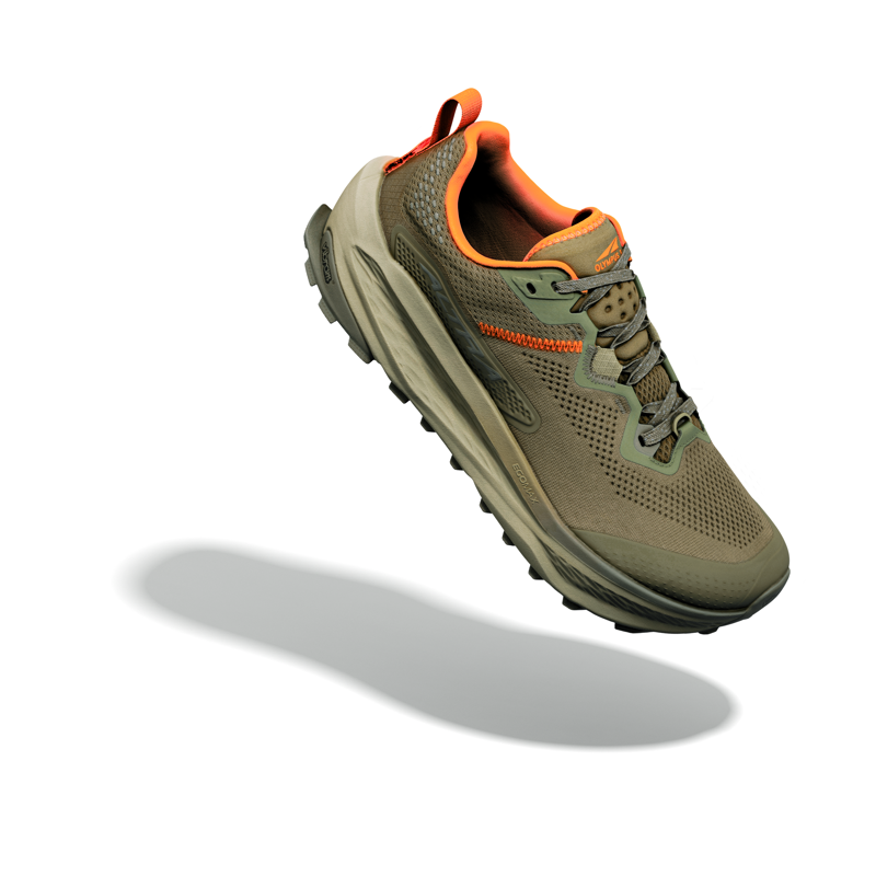 Altra Men's Olympus 7 Trail Running Shoes Dark Olive Black Aloe-1